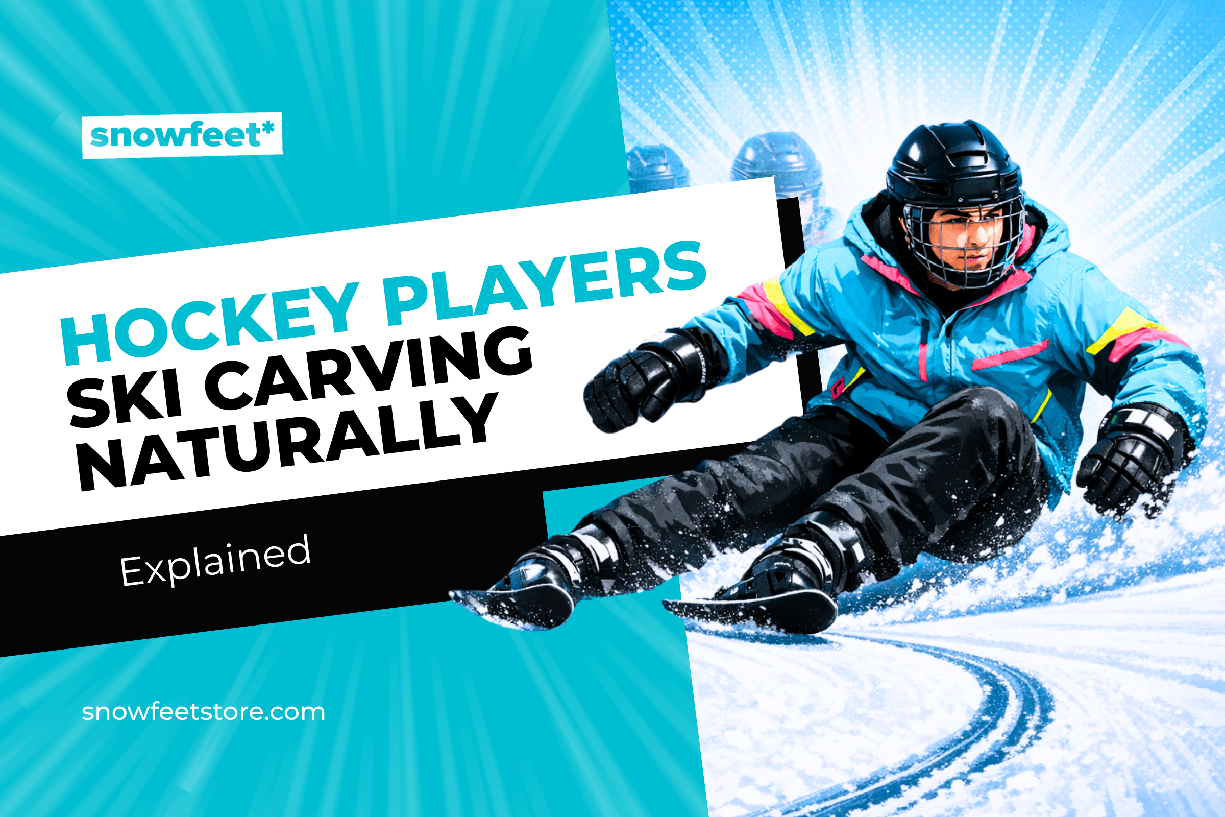 Can Hockey Players Carve on Skis Naturally - snowfeet*