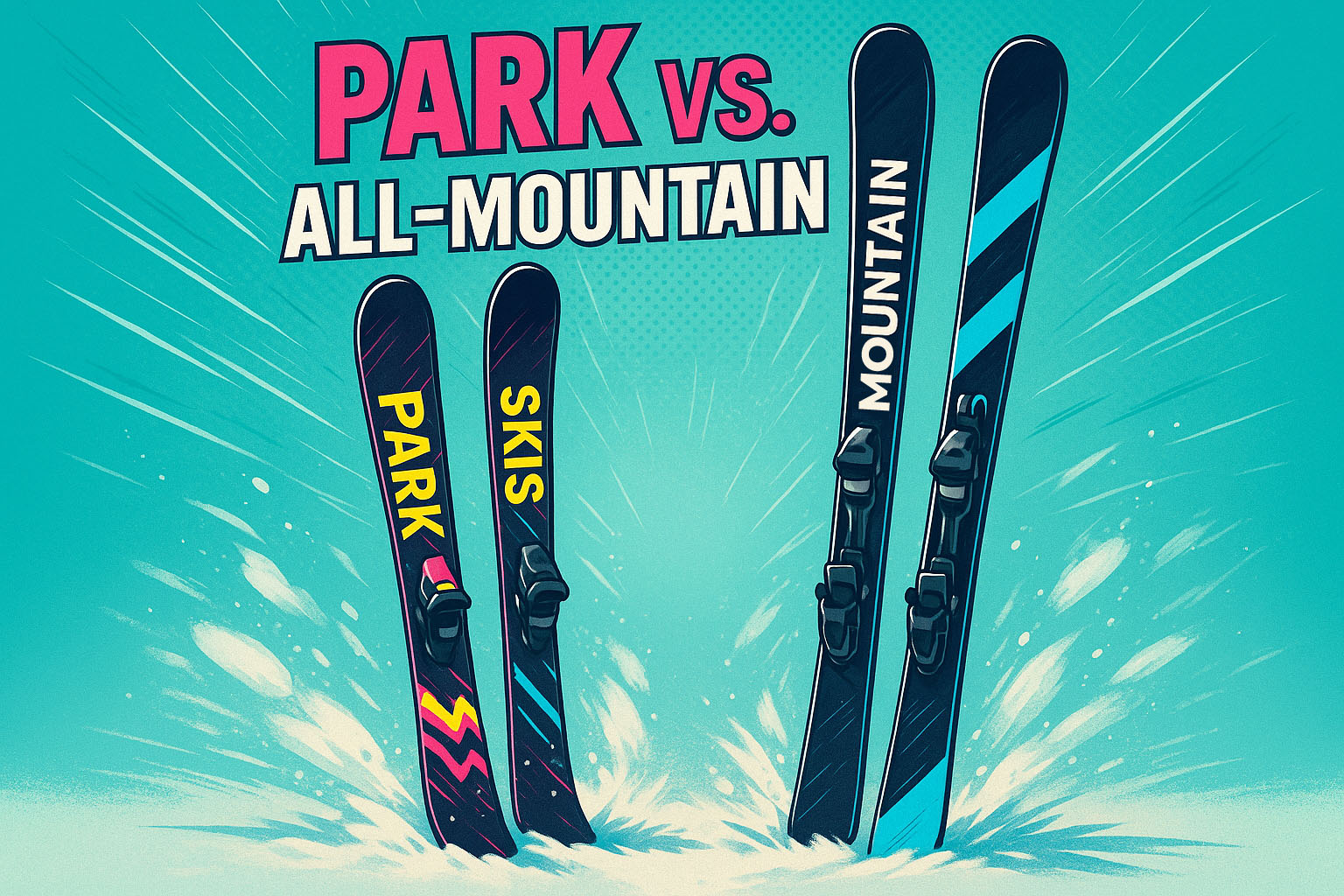 Park Skis vs. All-Mountain: What's the Real Difference?