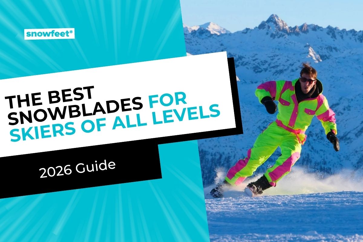 Snowfeet blog title image for article The Best Snowblades for Skiers of All Levels in 2025