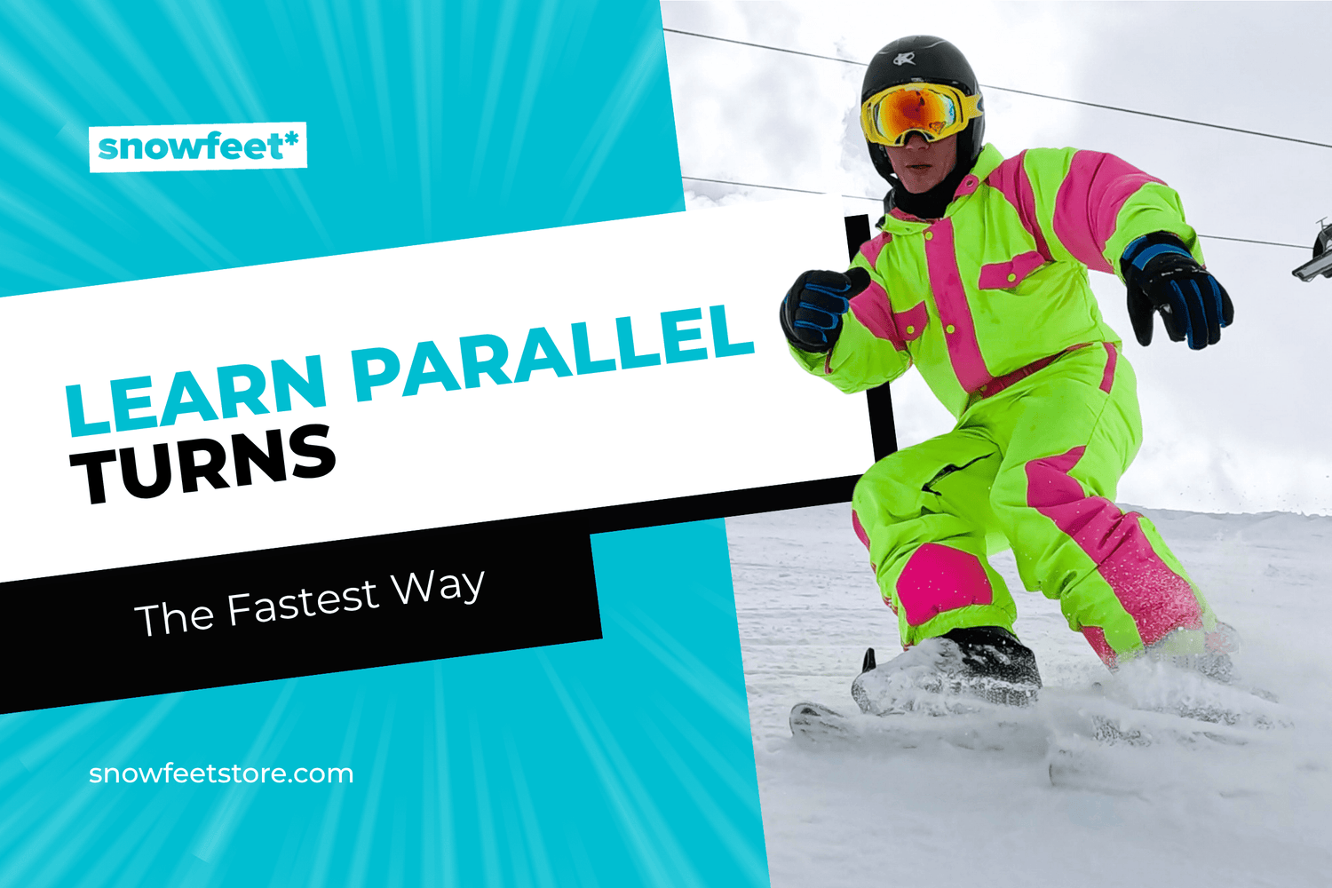 The Fastest Way to Learn Parallel Turns - snowfeet*