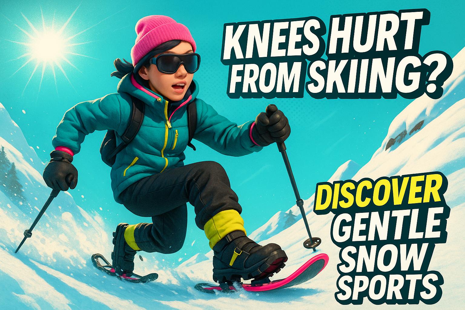 Knees Hurt From Skiing? Discover Gentle Snow Sports & Gear Options - snowfeet*