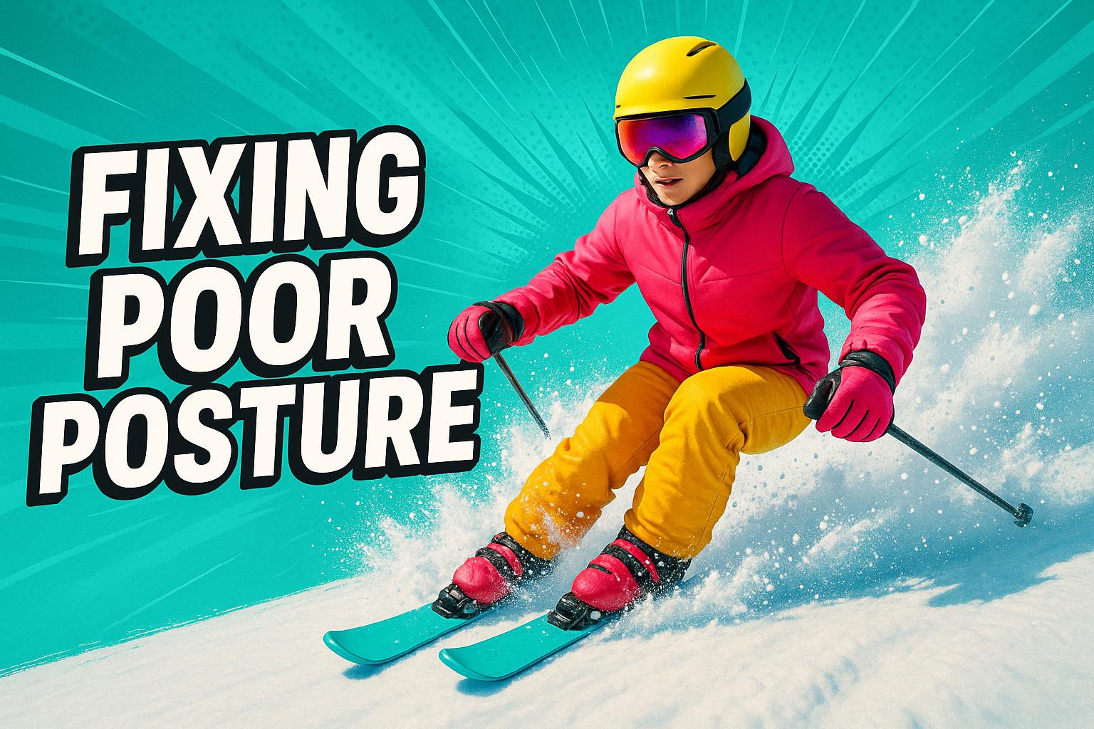 Short Skiing Mistakes: Fixing Poor Posture - snowfeet*