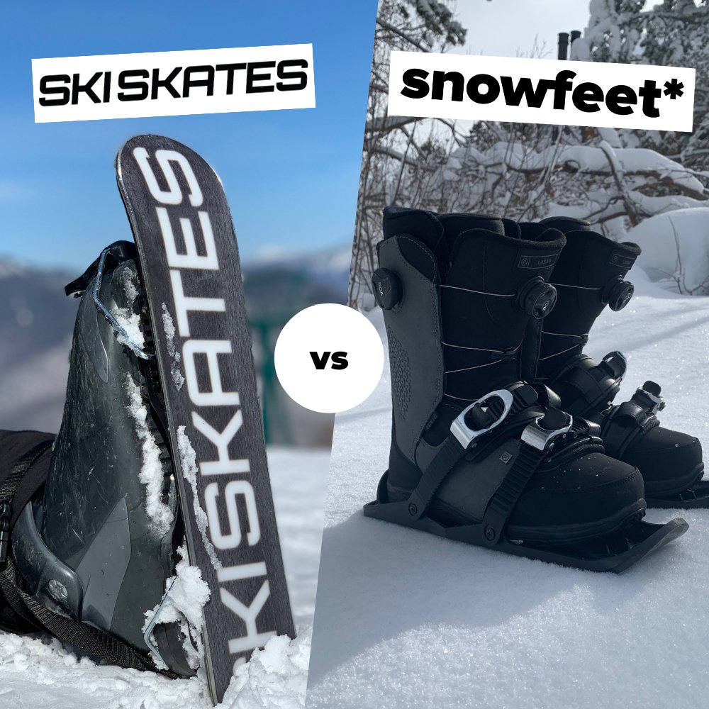 Snowfeet* か Skiskates？それが問題です…