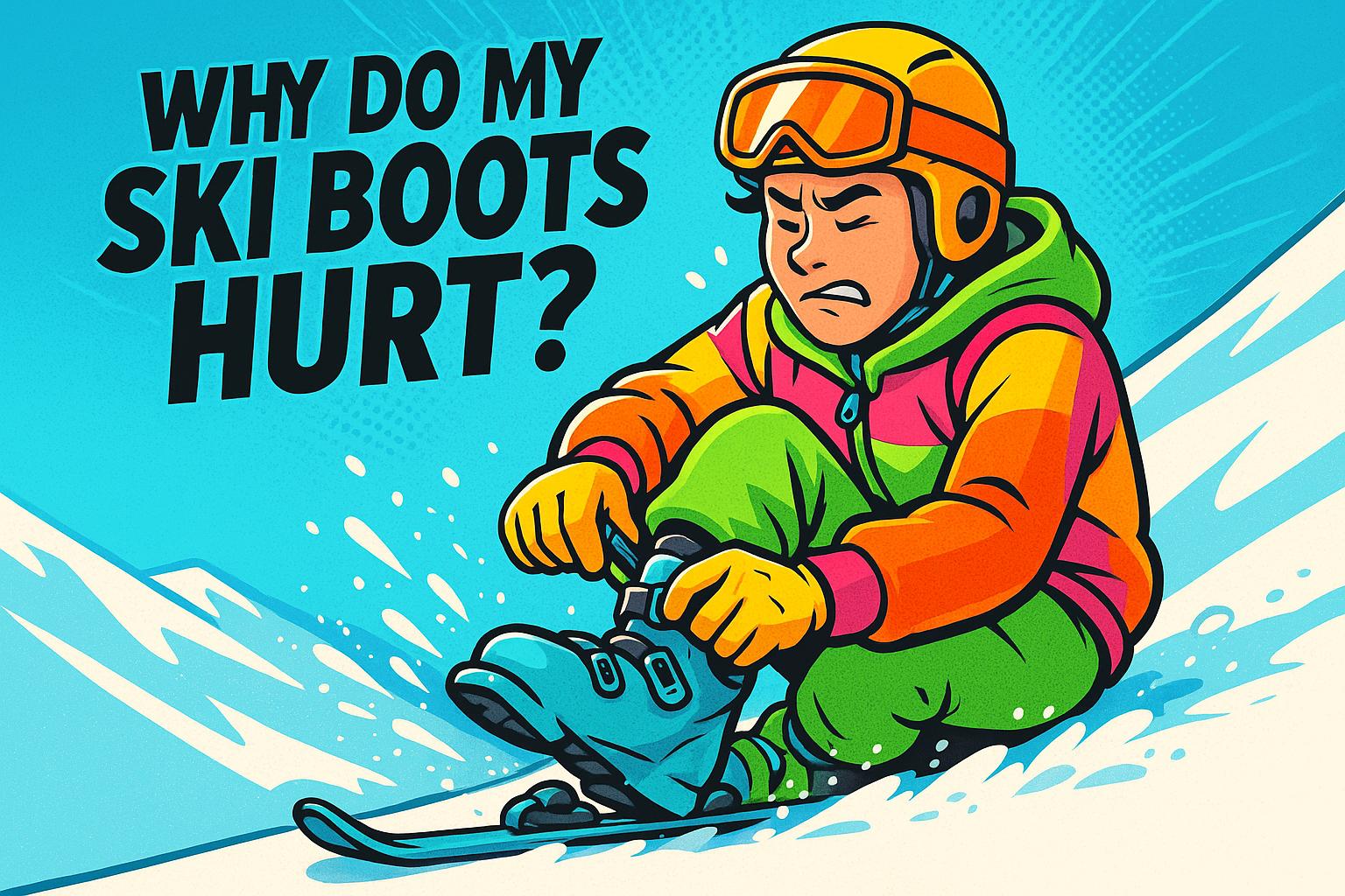 Why Do My Ski Boots Hurt? Common Causes & Solutions [2025] - snowfeet*