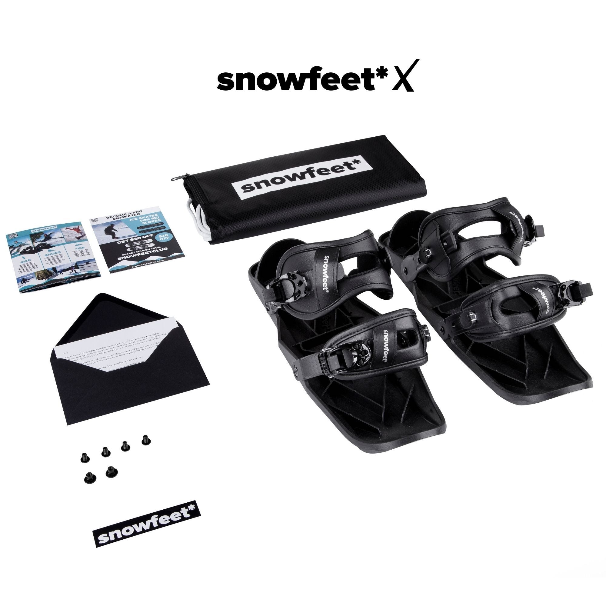 Snowfeet X | Mini patins de ski 