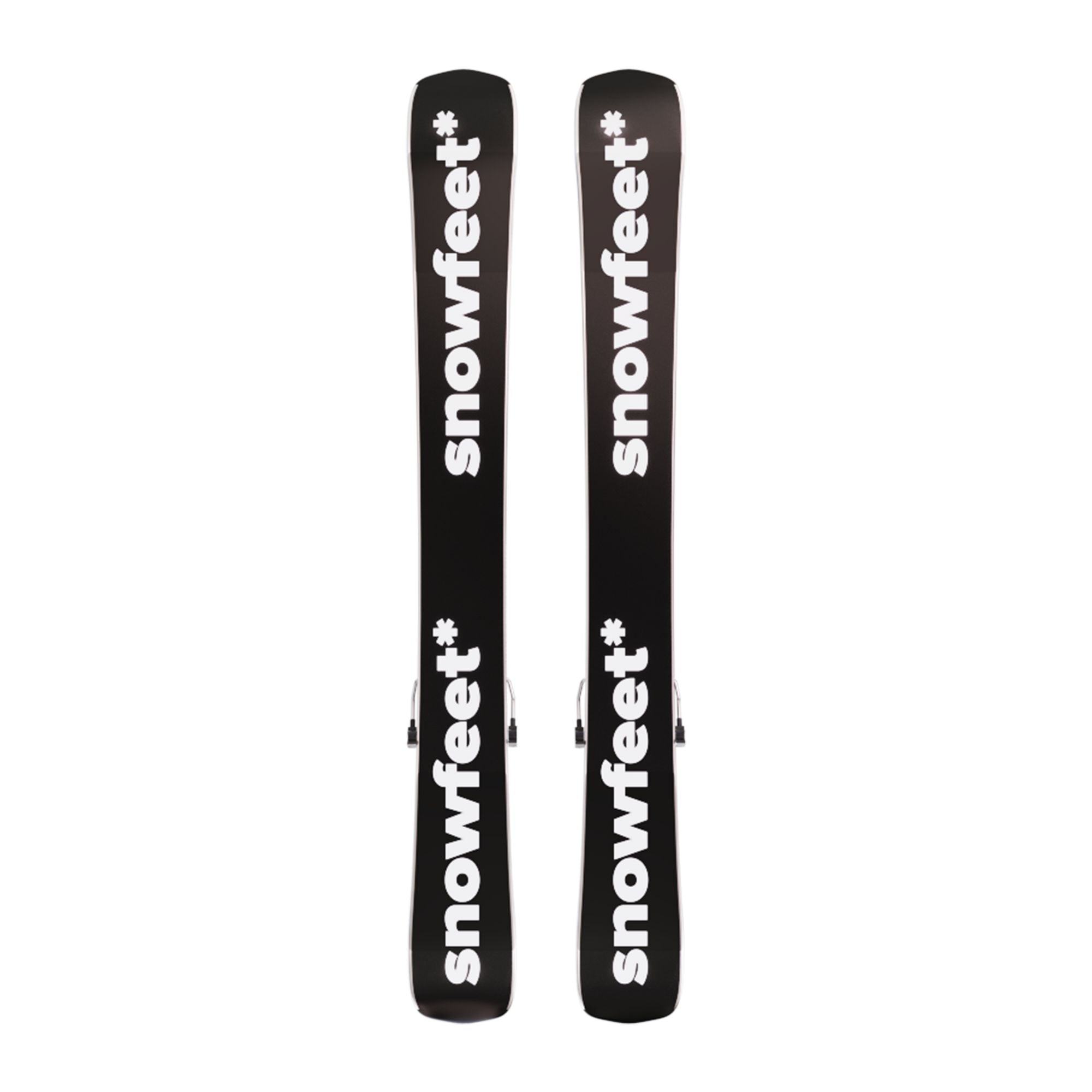 skiboards snowblades short ski 99 snowfeet mini little ski skiblades for ski with ski boot bindings black