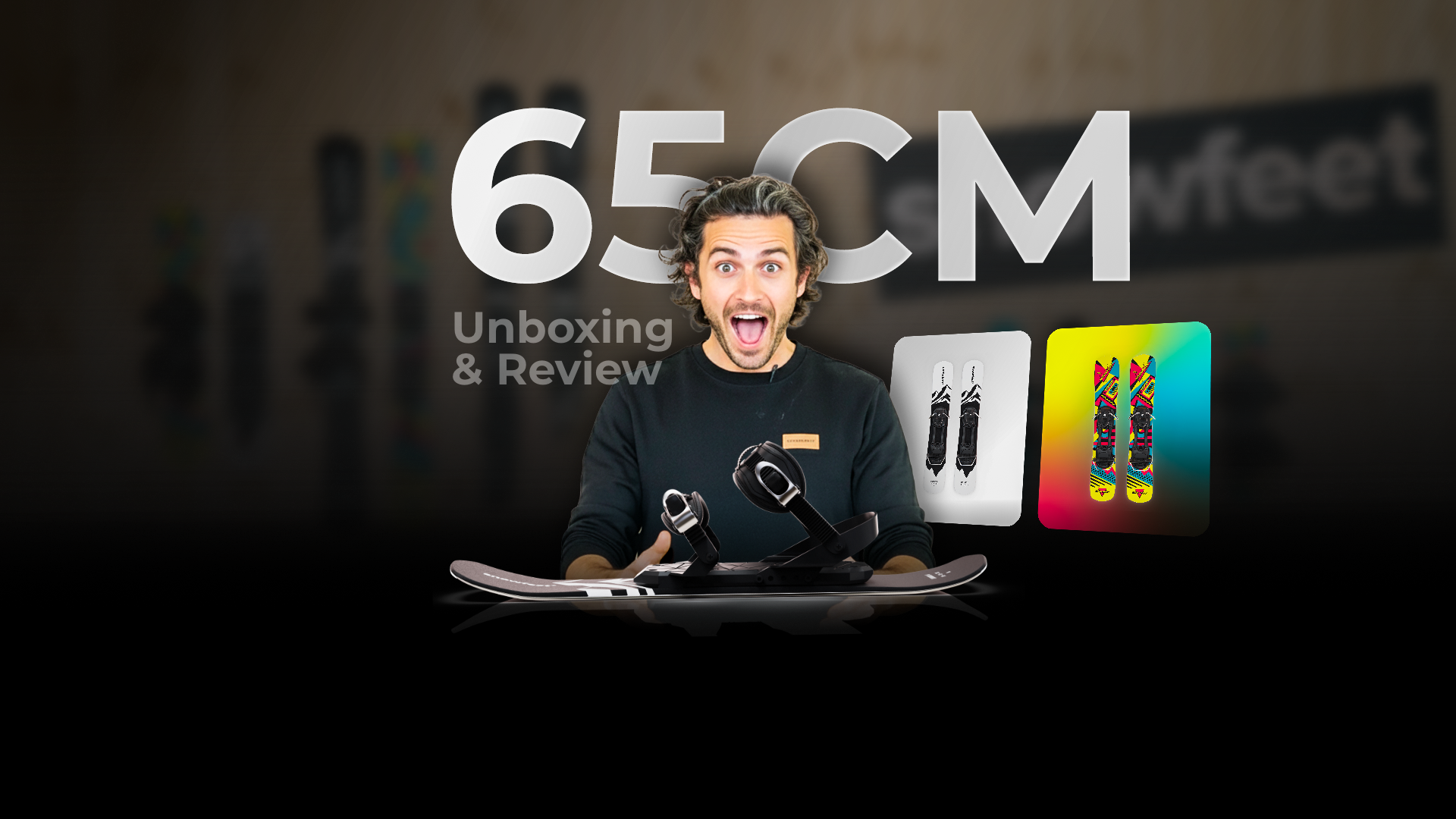 Snowfeet 65 thumbnail video unboxing review