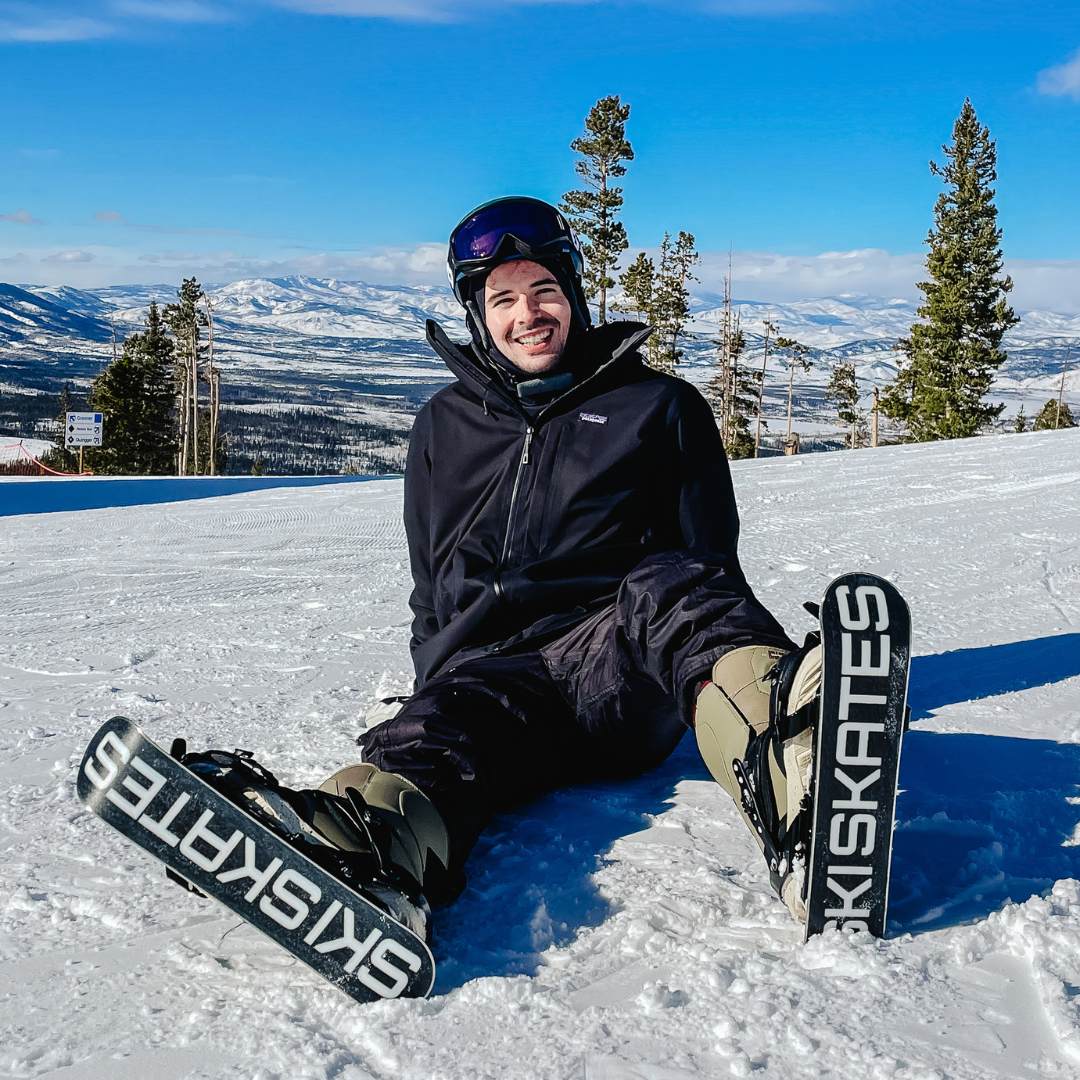Skiskates | 44 CM Mini-Kurzski | Ski- und Snowboardschuhmodell 