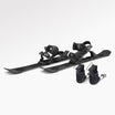 Snowfeet Walkski short backcountry touring skis for hiking and skiing, Climbing skins included, Fiberglass-reinforced polyamide.