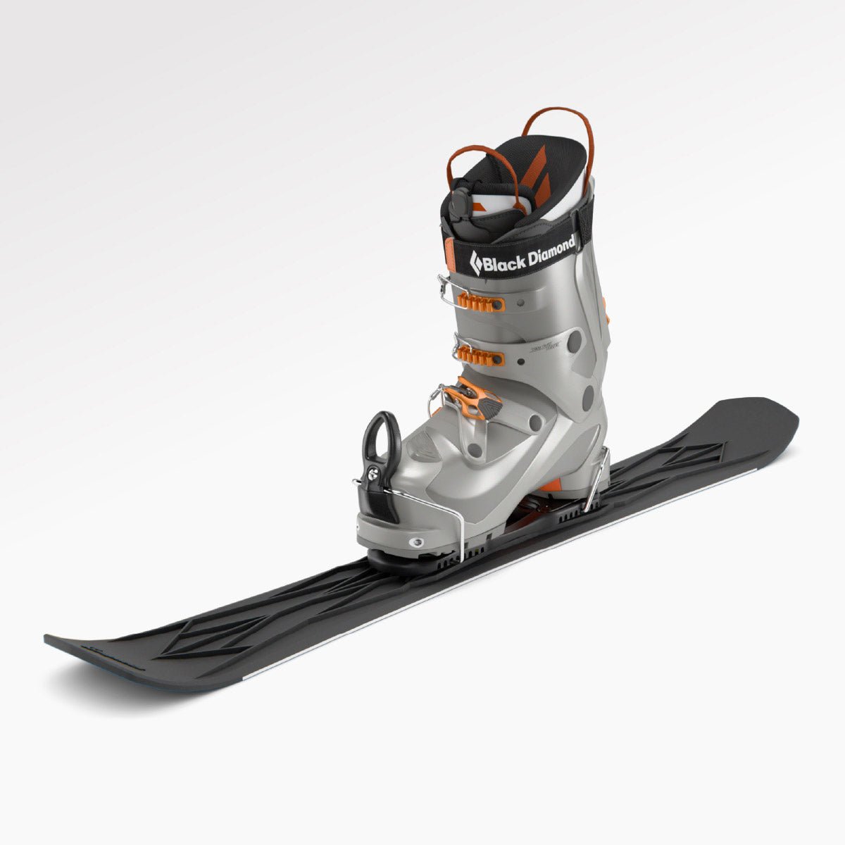 BLACK＆WHITE スノー.サーフ.SK8.ジミー・ヘンドリックスプリント Snowfeet* Skiblades 100 CM | High-Quality Snowblades Short Skis