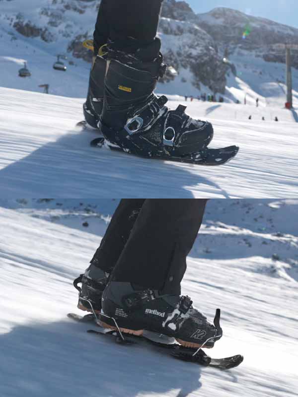 Snowfeet* | Skiskates、スキーブレード、スノーブレード、ショート