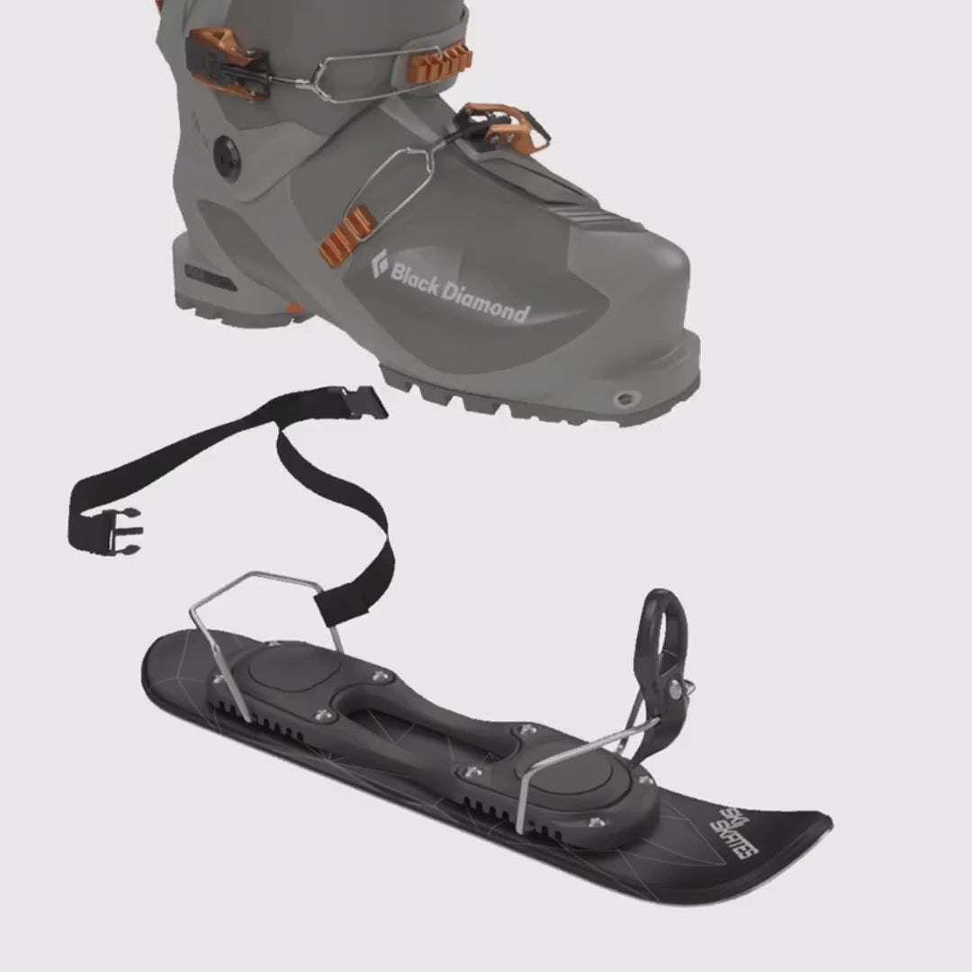 Snowfeet* Skiskates 44 CM | Skates for Ski Slopes