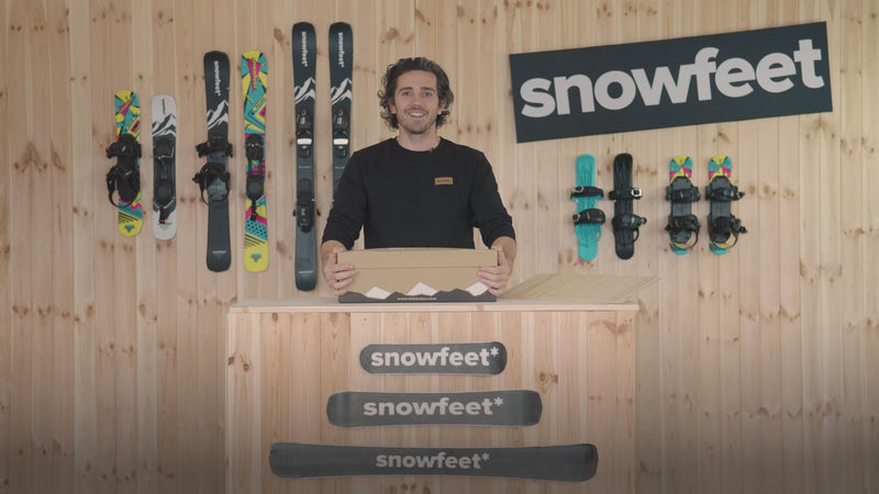 Snowfeet 44 unboxing video review rectangle format
