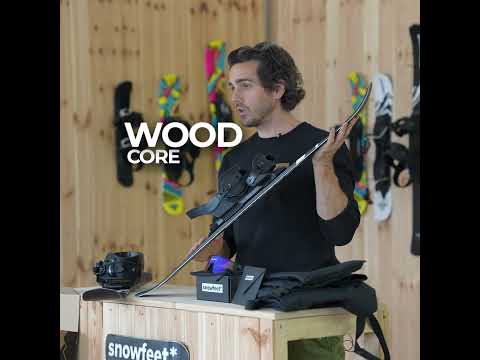 Snowfeet* Skiblades 99 CM | High-Quality Snowblades Short Skis