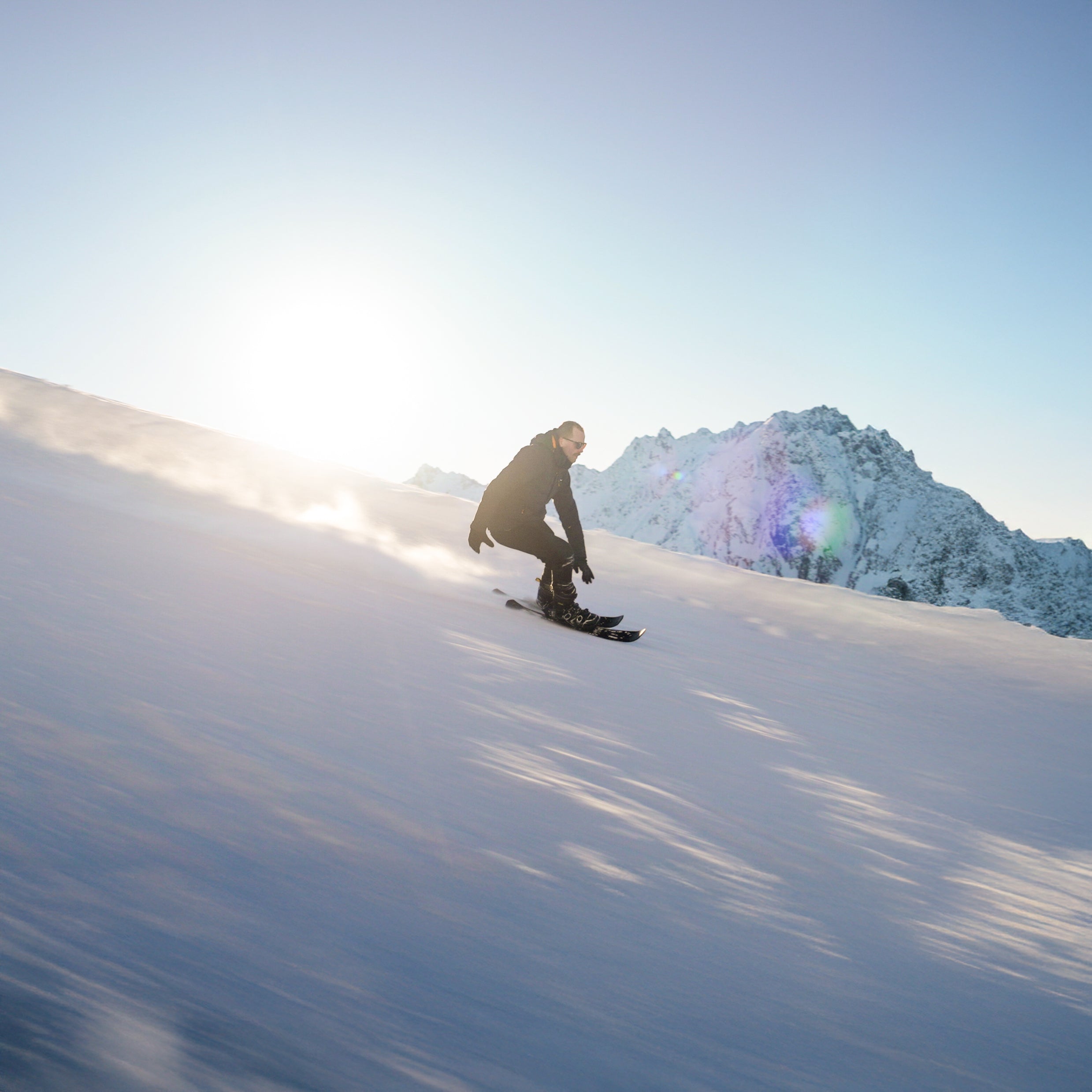 Snowfeet* 100 CM | Skiblades | Snowblades Skiboards Short Skis | Lightweight Flex Core - snowfeet*