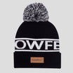 Snowfeet Logo Winter Knit Hat | Beanie Black - snowfeet*