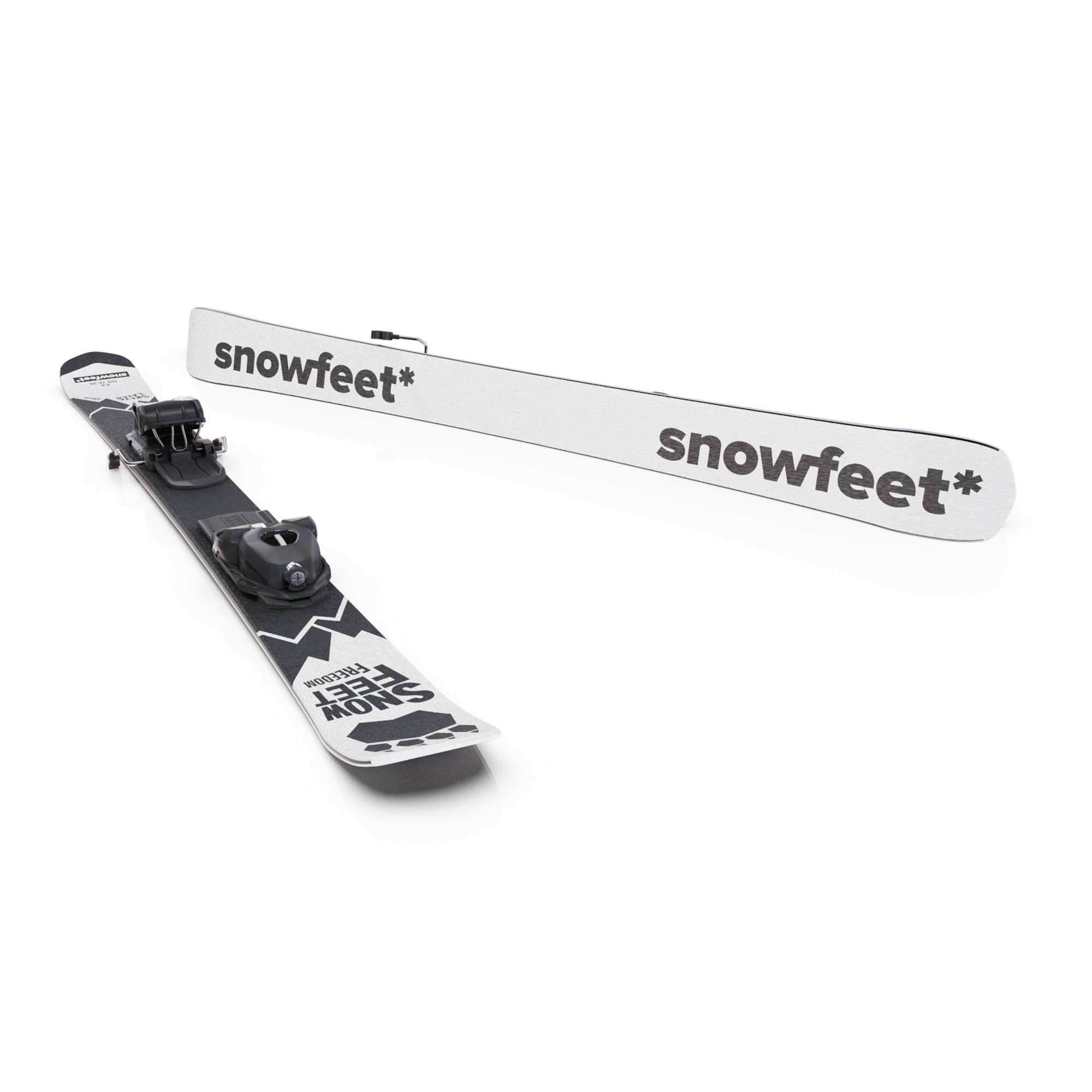 Snowfeet* Short Skis | 120 CM | Skiblades Skiboards Snowblades - snowfeet*