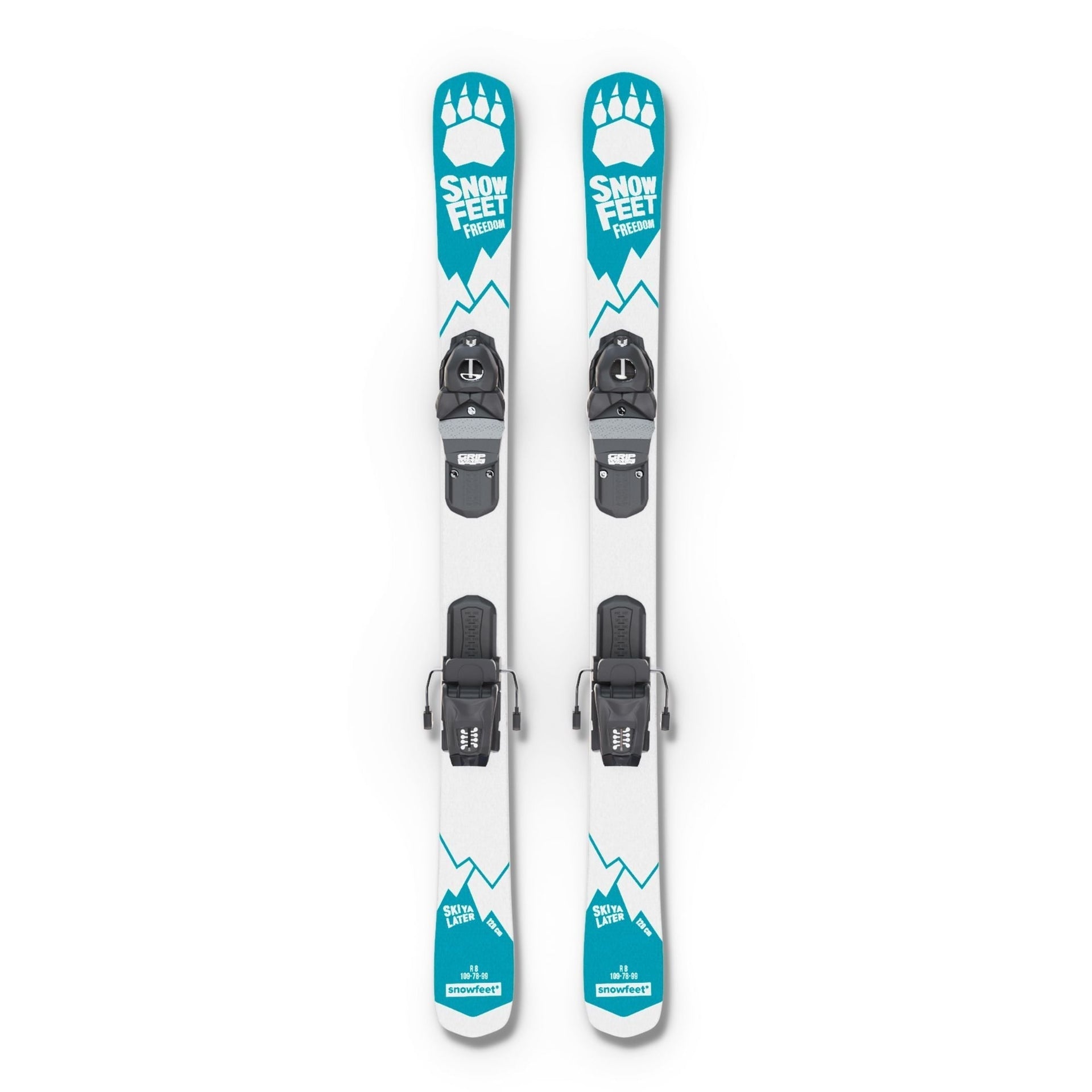 Snowfeet* ショートスキー 120 CM | 高品質スキーブレード スノーブレード