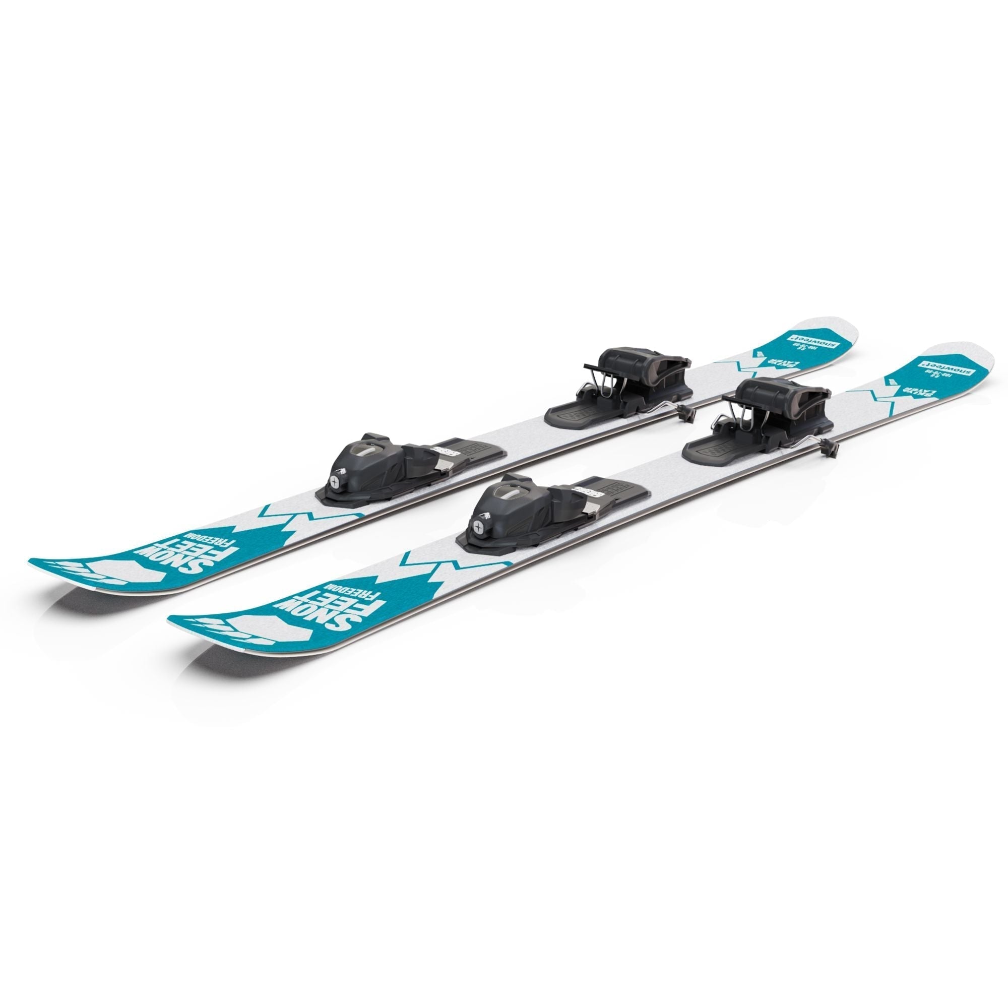 Snowfeet* Short Skis 120 CM | High-Quality Skiblades Snowblades