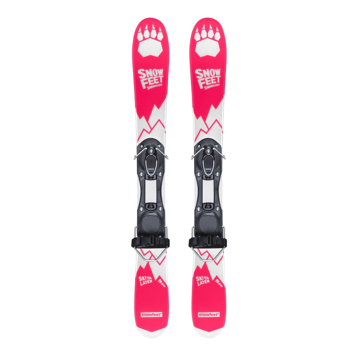 Skiblades by Snowfeet* - 90 cm Skiboards | Snowblades | Short Mini 