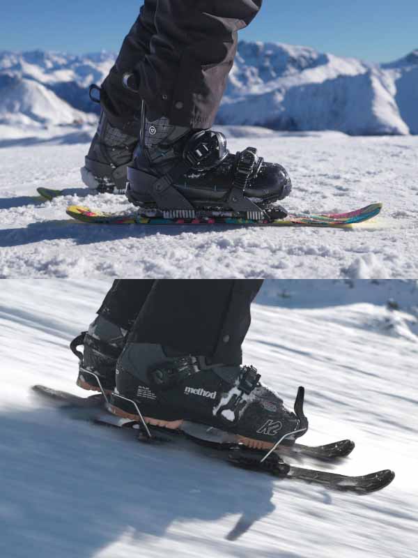 snowfeet 65 cm Ski or Snowboard Bindings
