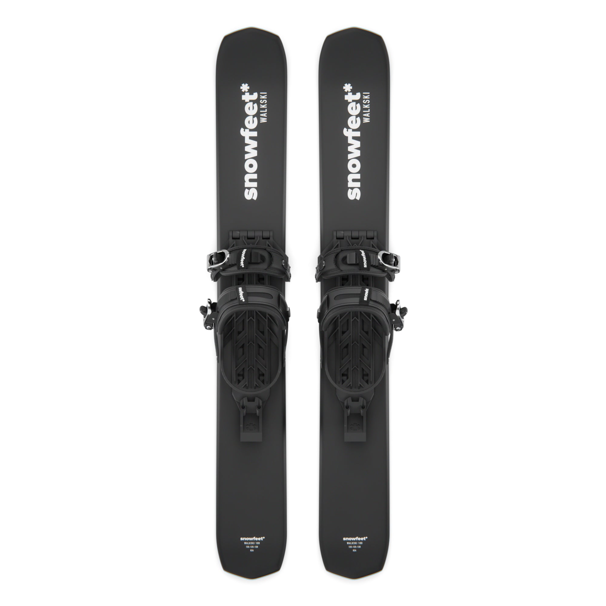 Snowfeet* WALKSKI Backcountry Touring Skis | 100 CM | v2 | Climbing Skins Included - snowfeet*