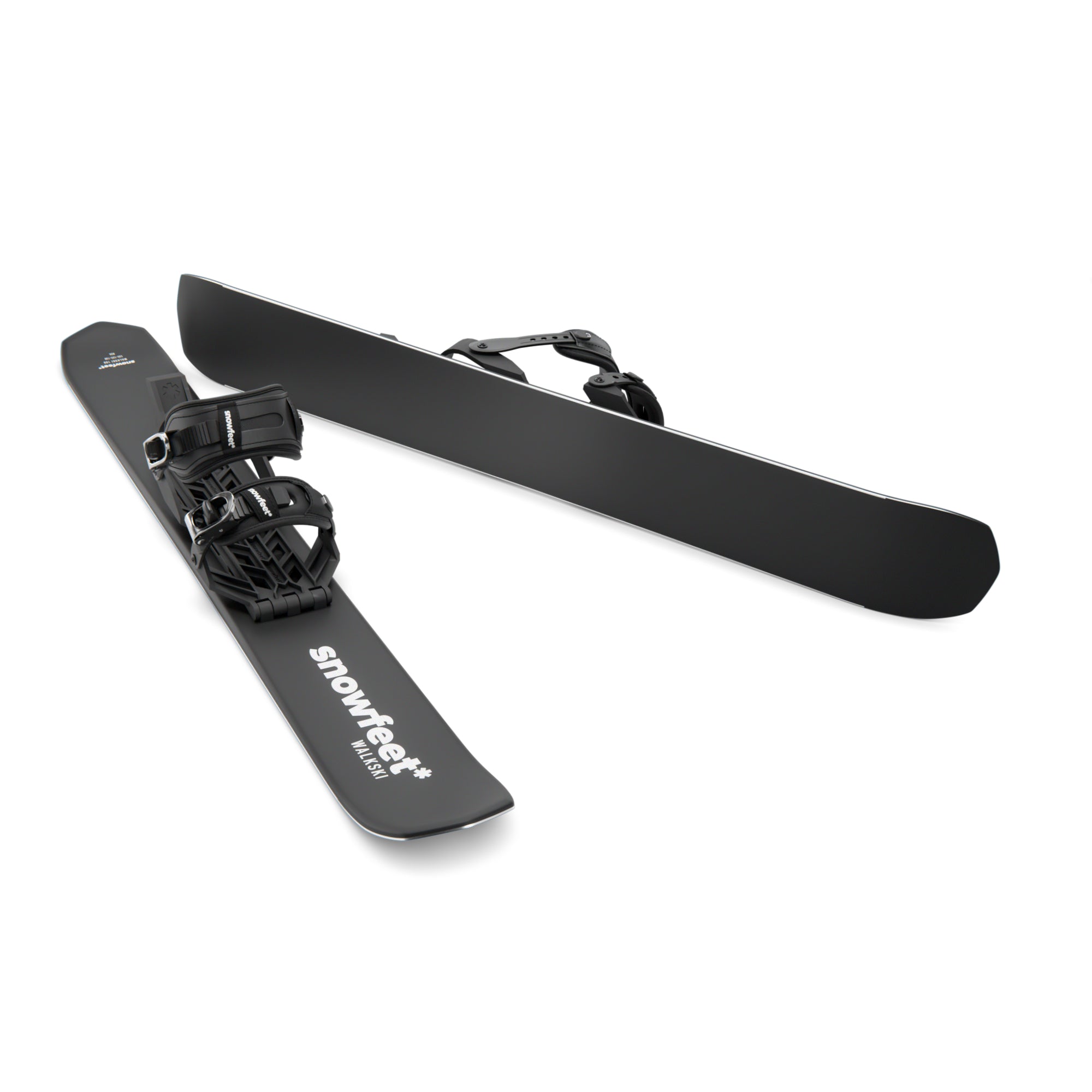 Snowfeet* WALKSKI Backcountry Touring Skis | 100 CM | v2 | Climbing Skins Included - snowfeet*
