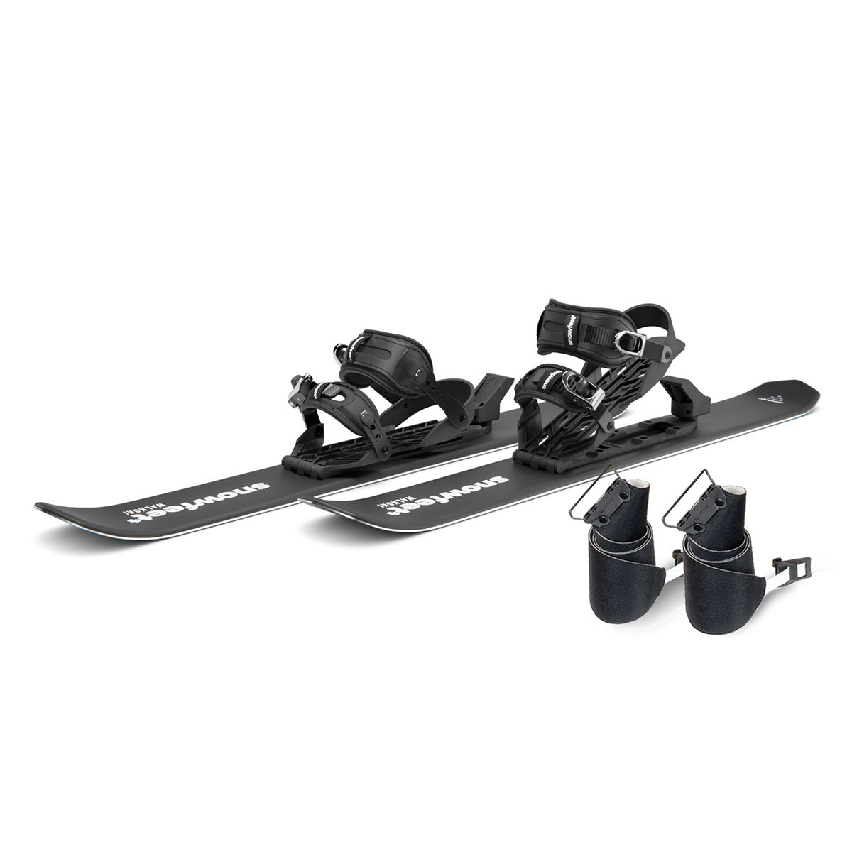 Snowfeet walski with skins backcountry skis
