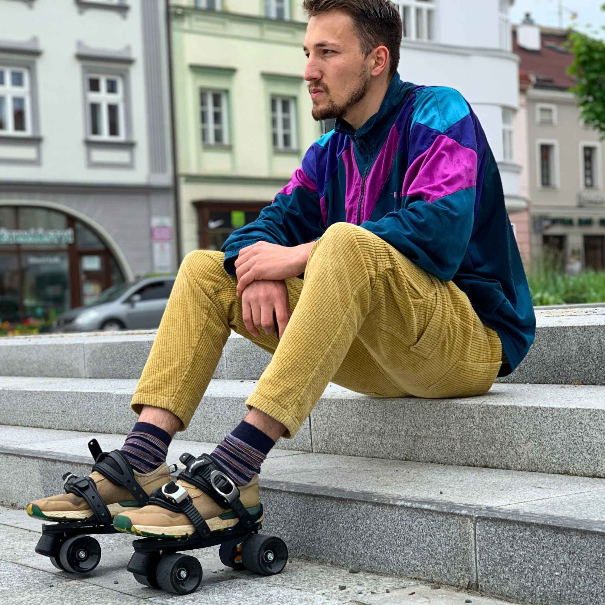 Wearable Skates | Roller Blades | Skate on Shoes | Wheelfeet | Non - electric - snowfeet*