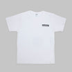 T-shirt con logo Snowfeet a maniche corte bianca