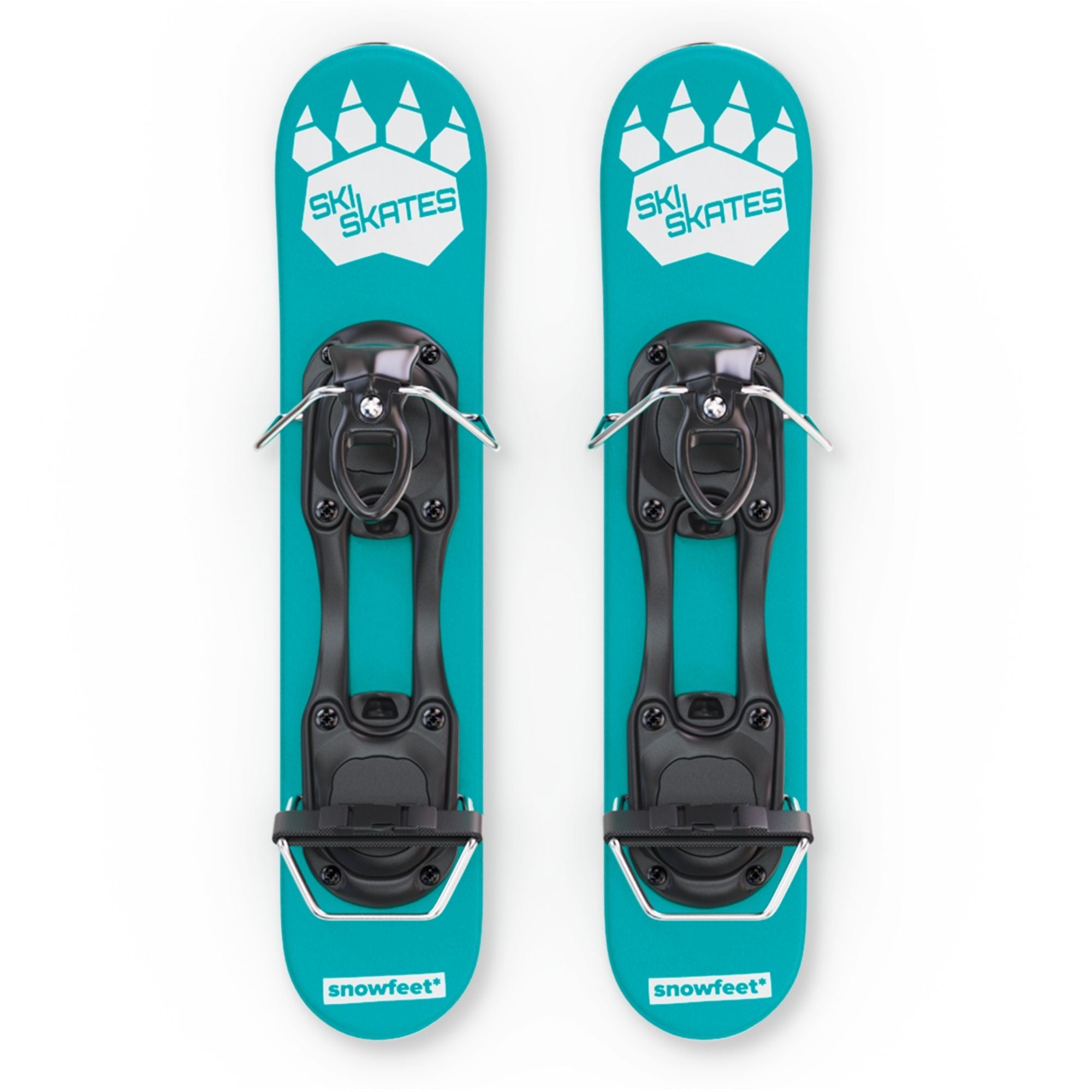 Mini Short Ski Skates Snowboard Boots Skiboards Adjuatable Short Mini  Skating Ski Shoes for Winter Outdoor Sports