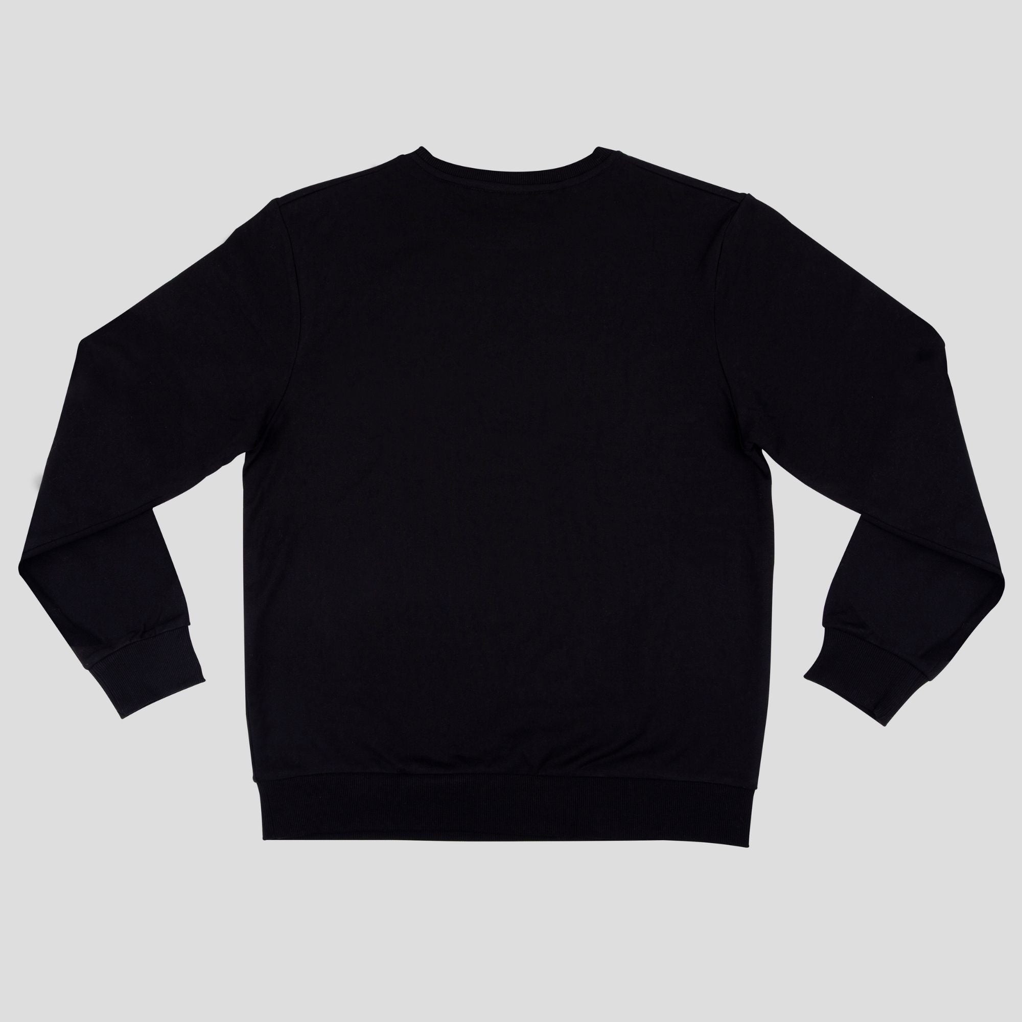 Maglione a maniche lunghe con logo Snowfeet | Felpa nera