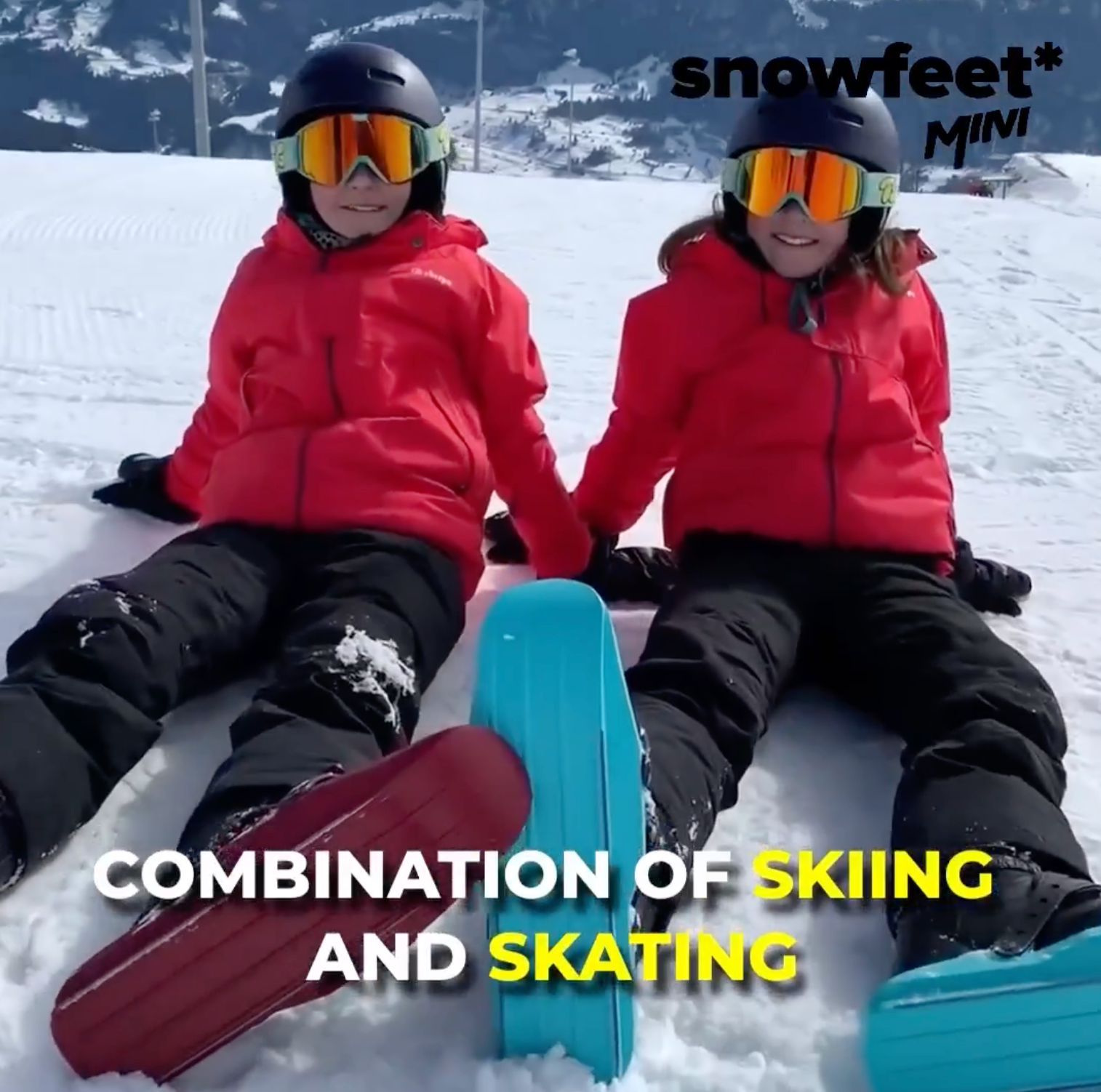 Outdoor Adjustable Snow Walking Mini Ski Skates Short Skiboard Three  Generations of Ski Shoes - Honest FulPhilment
