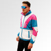 retro pink turquoise jacket by snowfeet* 