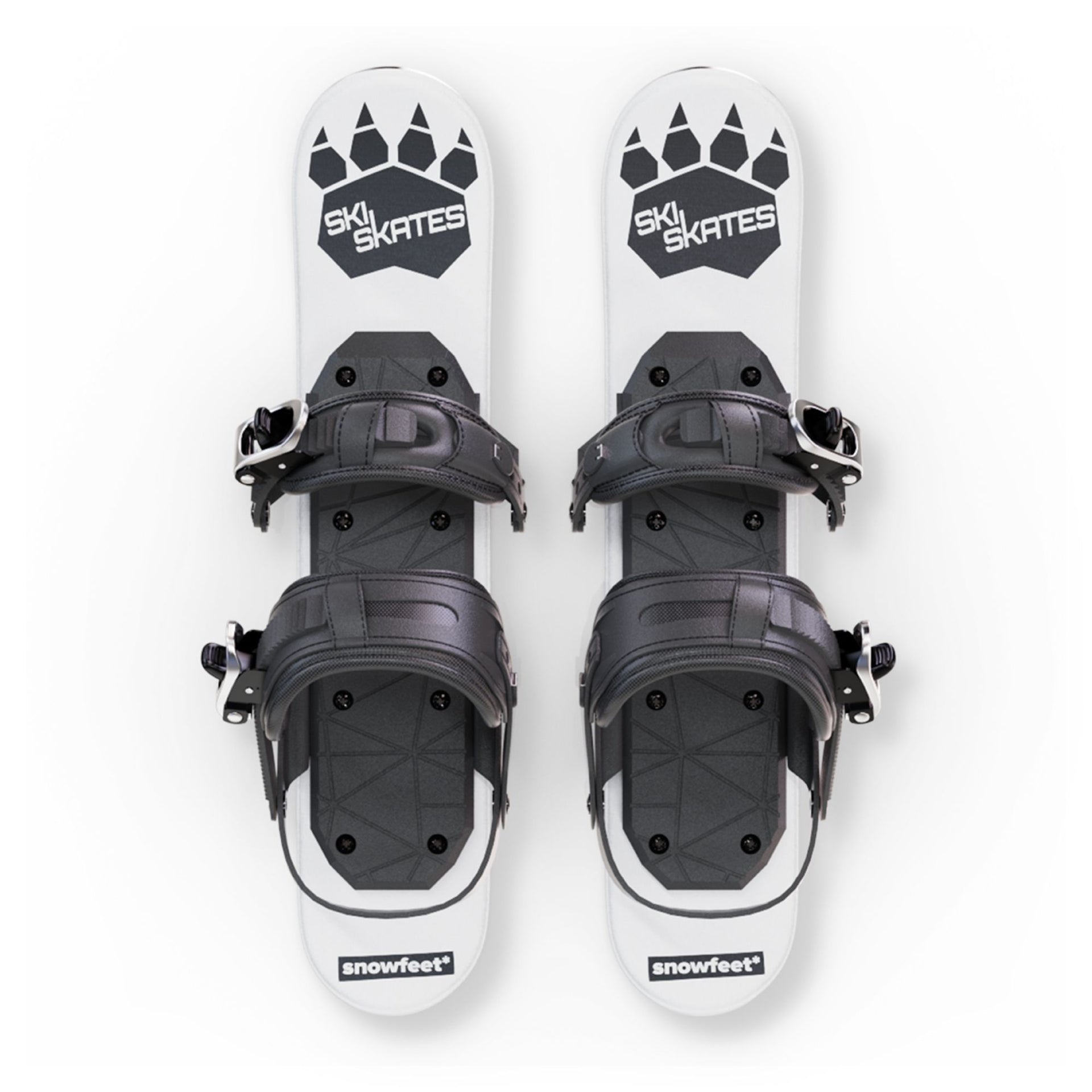 Snowfeet* Skiskates 44 CM | スキー斜面用スケート | スキーブレード 